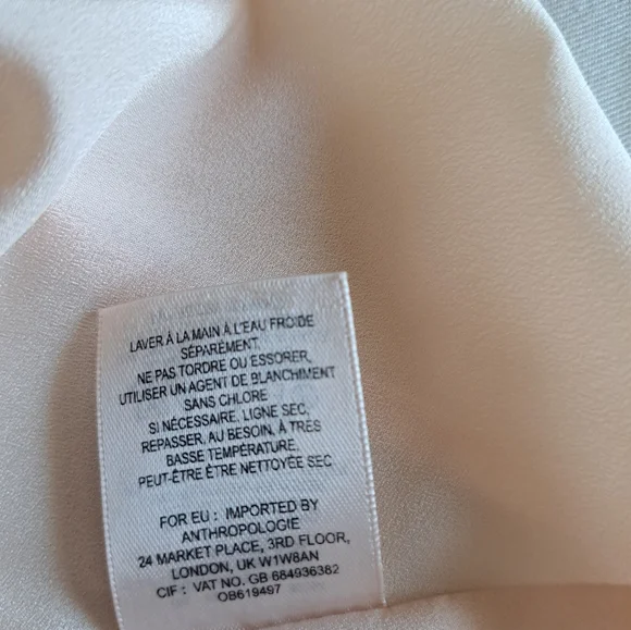 Maeve Anthropology Women's Dress Pink One Should Asymmetrical Silk Size 6P - Picture 10 of 14